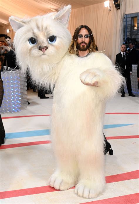 jared leto met gala cat.